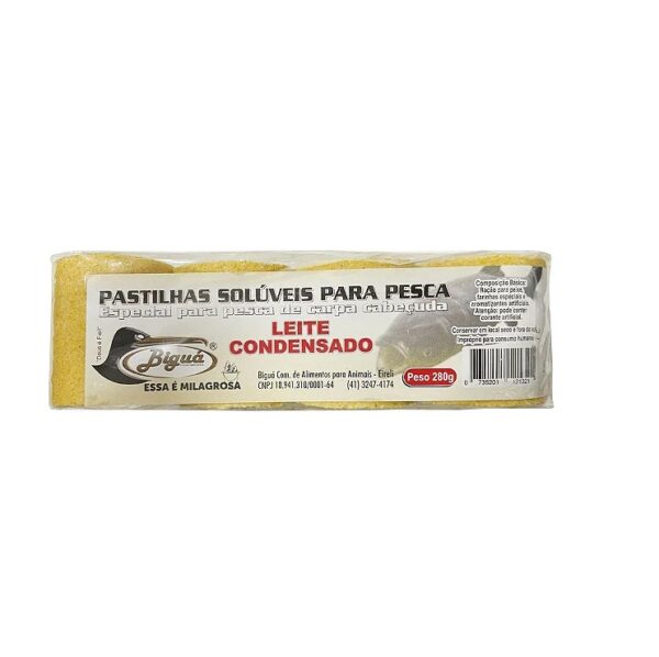 Pastilha para Carpa Leite Condensado 280g Biguá