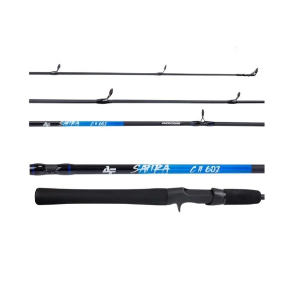 Vara Para Carretilha Albatroz Safira (1,68m)10 a 20lb - 2 Partes