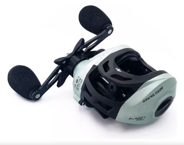 Carretilha Albatroz Fishing M21 PRO Mint Grey (Direita)