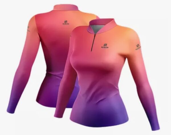 Camiseta Mar Negro Femina Degradê Premium - (escolher tamanho)